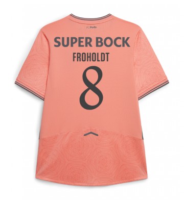 Porto Victor Froholdt #8 Venkovní Dres 2025-26 Krátký Rukáv